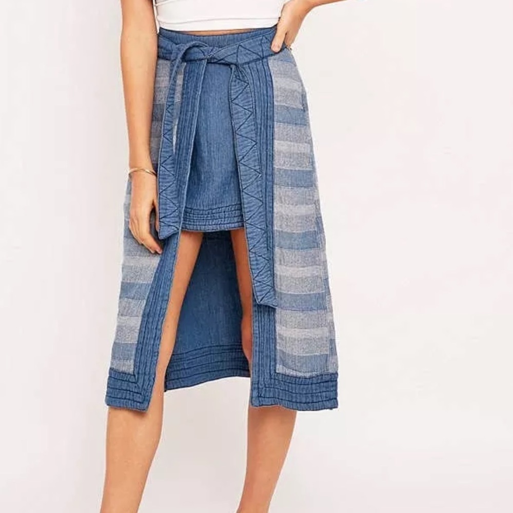 COPY - Free People Jean Skirt NEW